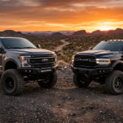 Lifted Ford F-250 vs. Ram 2500 for Work and Weekend Towing Use | Lifted Trucks For Sale & Diesel Trucks | Unique Trucks Blog